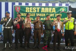 Kodim Kandangan dirikan rest area bagi para pemudik
