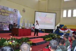 Soekirman narasumber Apel Danramil dan Babinsa Tersebar