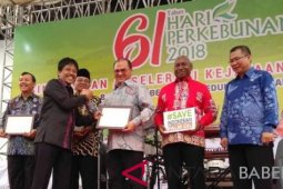 Gubernur Babel terima penghargaan peduli perkebunan