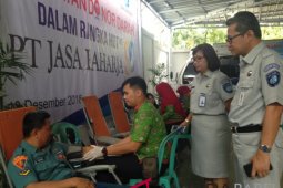 Jasa Raharja Babel gelar donor darah