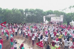 Presiden senam tera bersama 20.000 peserta