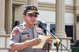 Perwira Polda Jambi menyebar cek pos pengamanan