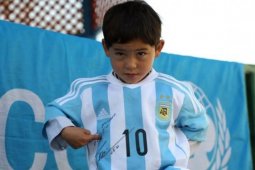"Messi Kecil" mengungsi karena terancam Taliban