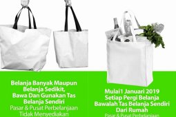 Minimarket Bekasi belum terapkan imbauan kantong kemasan