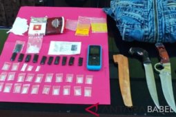 Polisi Bangka Barat ringkus pengedar sabu-sabu