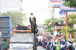 Adipura diarak keliling kota Tebing Tinggi