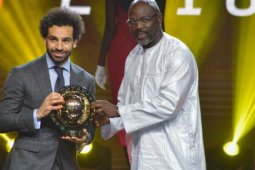 Salah Dinobatkan Sebagai Pemain Terbaik Afrika