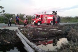 Kebakaran lahan di Aceh Barat meluas