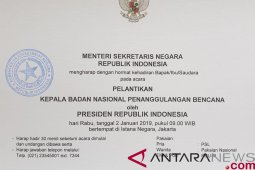 Presiden Jokowi akan ganti Kepala BNPB