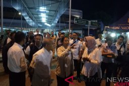 Menteri BUMN Tinjau Terminal Eksekutif Pelabuhan Merak