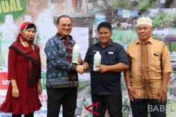 Gubernur Babel tinjau pengelolaan kencing kambing menjadi pupuk