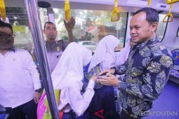 Bus sekolah Bogor setiap hari berganti rute