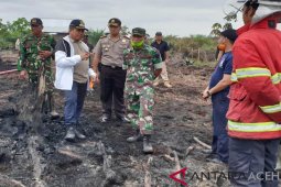 Kebakaran lahan di Aceh Barat 85 persen padam