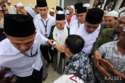 Ma'ruf Amin akhiri kegiatan di Kalimantan Selatan