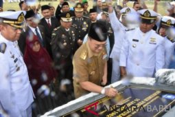 Gubernur Babel resmikan monumen pertempuran Laut Aru