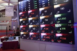 IHSG menguat ketika bursa saham Asia terkoreksi