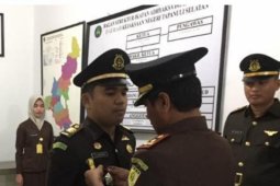 Yosgernold Tarigan Kasi Pidsus Kejari Tapsel yang baru