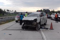 Kecelakaan maut libatkan tiga mobil di tol Tebing Tinggi, satu meninggal di tempat