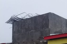 Hujan lebat rusak bangunan dan pohon di Malra