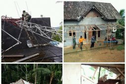 Sejumlah Rumah di Trenggalek Rusak Diterjang Puting Beliung