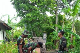 Kodim Tabanan bantu pembagunan jamban warga kurang mampu