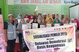Relawan Demokrasi KPU "kepung" Kota Binjai
