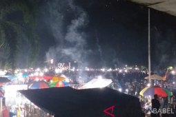 Ribuan warga padati titik nol Pangkalpinang sambut Tahun Baru 2019