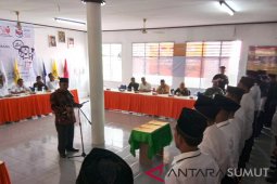 KPU Tapsel lantik 28 anggota PPK tambahan