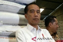 Presiden Jokowi tegaskan  beras impor belum masuk