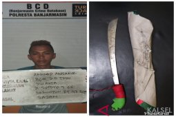 Polisi tangkap pembawa senjata tajam tanpa izin