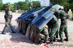 TNI dan Polri Nagan Raya latihan bersama persiapan pemilu