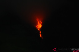 Gunung Merapi lontarkan lava pijar sejauh 1,2 kilometer