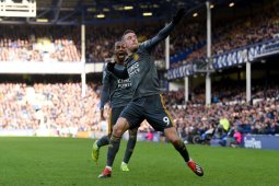 Vardy antar Leicester pecundangi Everton