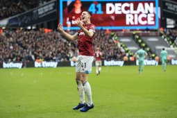 West Ham jegal Arsenal berkat gol semata wayang Declan Rice