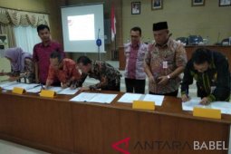 Kepala OPD Bangka lakukan penandatanganan perjanjian kerja