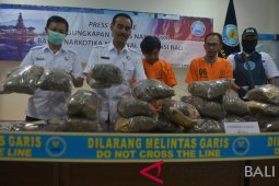 Penangkapan kurir ganja Medan