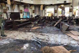 Dua pelaku bom bunuh diri di gereja Filipina adalah suami-isteri WNI