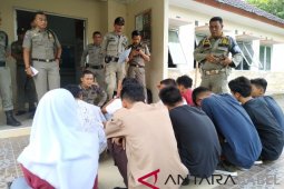 Satpol PP Bangka gerebek anak sekolah di kontrakan