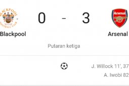 Tim lapis kedua Arsenal kalahkan Blackpool di piala FA