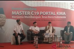 Ma'ruf Amin hadiri peresmian Master C19 Portal KMA