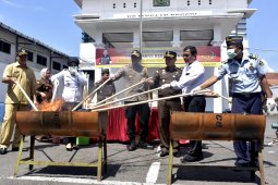 Kejari Mojokerto Musnahkan Barang Bukti Narkoba