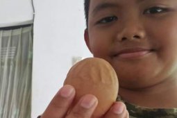 Warga Aceh di perantauan temukan telur berlafaz Allah