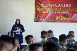 Puluhan Prajurit Yonif 713/St Kwandang Ikuti Penyuluhan DBD