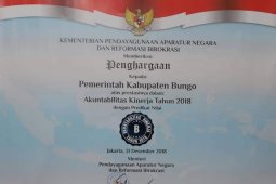 Akuntabilitas kinerja Kabupaten Bungo terus membaik