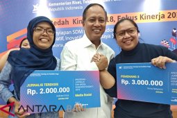 ANTARA raih dua penghargaan "Anugerah Jurnalis dan Media" Kemristekdikti