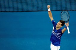 Djokovic ke final Australia Terbuka setelah tundukkan Pouille