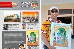 Kartunis Jambi juara III ajang 'national travel cartoon 2019'