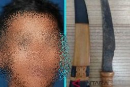 Polisi amankan pelaku sajam Simpur