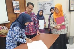 Sertijab Ketua dan Sekretaris Bagian Fakultas Hukum Unja