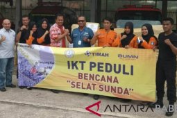 Ikatan Karyawan Timah bantu korban tsunami Selat Sunda